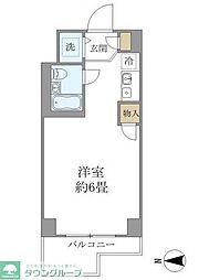 ウィンベル錦糸町NO3 ワンルームの間取図画像