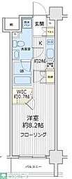 リエトコート向島 1Kの間取図画像