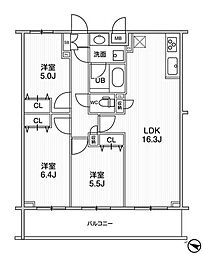ライムレジデンス曳舟 3LDKの間取図画像