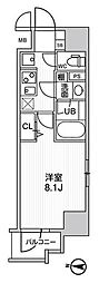 ROOTs Kikukawa 1Kの間取図画像