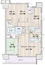 エスティメゾン豊洲レジデンスA棟 4LDKの間取図画像
