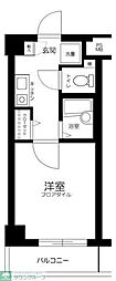 グランディール墨田 1Kの間取図画像