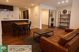 三田第二コーポラス 4階1LDKのリビング/ダイニング