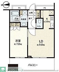 間取図画像 1LDK