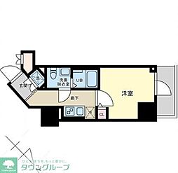 プライマル品川大森海岸 1Kの間取図画像
