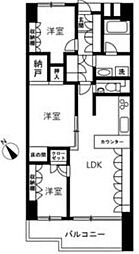 アイビハイツ南品川 3LDKの間取図画像