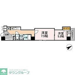 レジデンス大森 2Kの間取図画像