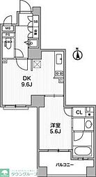 クリオ三田ラ・モード 1LDKの間取図画像