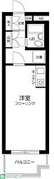GSハイム芝大門 ワンルームの間取図画像