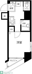アーバイル東京NEST 1Kの間取図画像