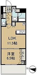 キャナルスクウェア豊洲 1LDKの間取図画像