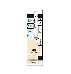 HF銀座レジデンスEAST2 1Kの間取図画像