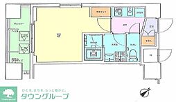 代々木パークハイツ 1Kの間取図画像