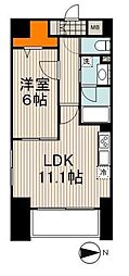 福信館 1LDKの間取図画像