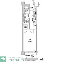 コンフォリア目黒青葉台 1Kの間取図画像