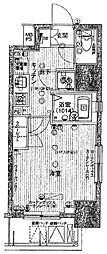 Parkwell神田EAST弐番館 1Kの間取図画像