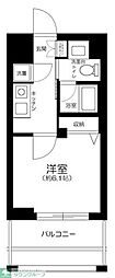 メイクスデザイン南青山 1Kの間取図画像