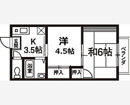 本郷ハイツ 202 ｜ 滋賀県大津市一里山４丁目（賃貸アパート2K・2階・30.00㎡） その2