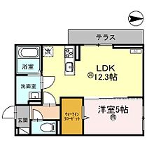 メゾンクレール瀬田北 101 ｜ 滋賀県大津市大萱６丁目（賃貸アパート1LDK・1階・42.79㎡） その2