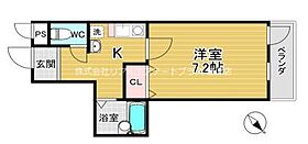 グランドヒル瀬田 505 ｜ 滋賀県大津市大萱１丁目（賃貸マンション1K・5階・24.63㎡） その2