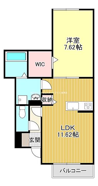 フラン瀬田A ｜滋賀県大津市大萱５丁目(賃貸アパート1LDK・1階・46.82㎡)の写真 その2