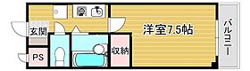 マリーブ1820 406 ｜ 滋賀県草津市野路東４丁目（賃貸マンション1K・4階・22.75㎡） その2