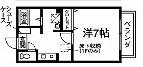 グランバトーII 101 ｜ 滋賀県大津市一里山３丁目（賃貸アパート1R・1階・26.41㎡） その2