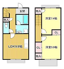 物件の間取り