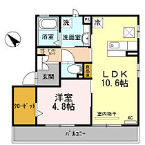 D-room向山 201 ｜ 愛知県豊橋市向山町字伝馬23-5（賃貸アパート1LDK・2階・40.92㎡） その2