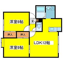 北海道札幌市南区川沿七条4丁目（賃貸アパート2LDK・1階・51.15㎡） その2