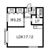 北海道札幌市南区石山一条8丁目（賃貸アパート1LDK・2階・50.00㎡） その2