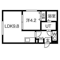 北海道札幌市南区澄川三条5丁目（賃貸マンション1LDK・4階・33.05㎡） その2