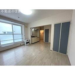 シャトル澄川4・5 2階1Kのリビング/ダイニング