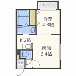 間取図画像 1LDK