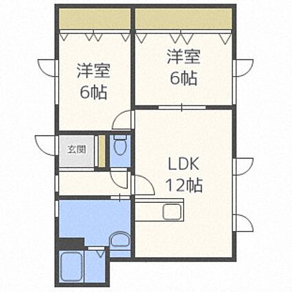 ディーセント川沿_間取り_0