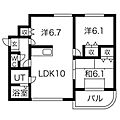ローヤルハイツ南38条2階5.5万円