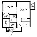フェリオ真駒内4階5.2万円