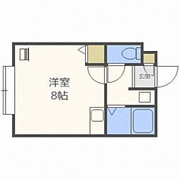 TAFTマンション ワンルームの間取図画像