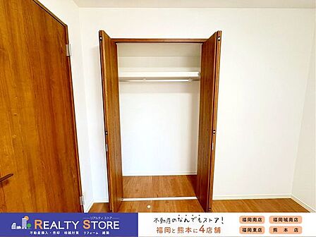 容量大きめクローゼット付なので、お部屋がすっきり片付きます♪