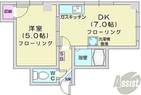 北海道札幌市中央区北二条東13丁目（賃貸マンション1DK・3階・24.03㎡） その2