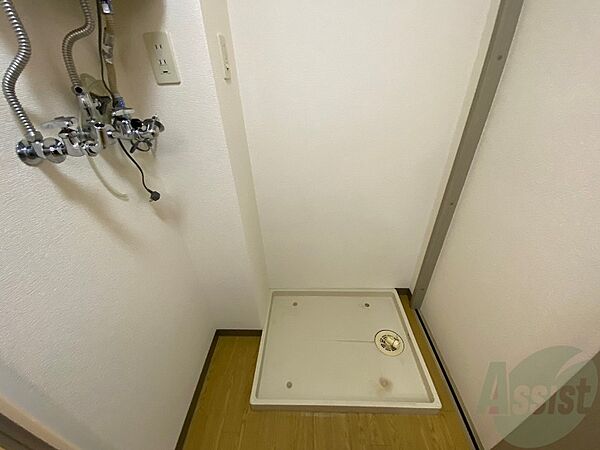 画像22:洗濯機はこちらの専用スペースに置けます！