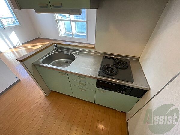 画像5:システムキッチンは調理スペースもあり料理がはかどりそうです。