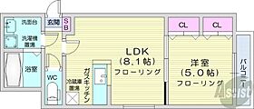 北海道札幌市中央区北四条東4丁目（賃貸マンション1LDK・2階・32.40㎡） その2