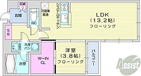 TheEight  ｜ 北海道札幌市北区北十七条西5丁目（賃貸マンション1LDK・4階・43.16㎡） その2