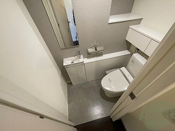 画像11:トイレには手洗い場も付いていて便利です。