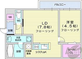 北海道札幌市白石区東札幌六条2丁目（賃貸マンション1LDK・3階・35.02㎡） その2