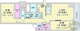 北海道札幌市中央区南八条西6丁目（賃貸マンション2LDK・7階・49.44㎡） その2