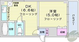 北海道札幌市中央区南十三条西15丁目（賃貸マンション1DK・3階・29.78㎡） その2