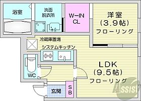 Maisondeest  ｜ 北海道札幌市東区北十四条東8丁目（賃貸マンション1LDK・4階・34.45㎡） その2