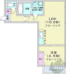 🉐敷金礼金0円！🉐札幌市営東西線 西１８丁目駅 徒歩10分